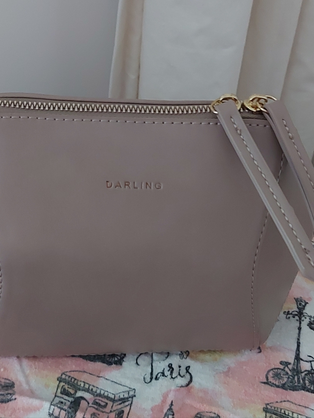 Darling Taupe Crossbody Bag for Women